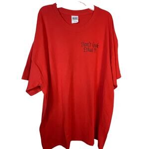 T-shirt XL red Bowling "Split Happens" Don't look Ethal!!! New